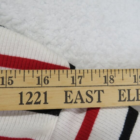 Lane Bryant Sweater Womens 18/20 Striped Gold Button Shoulder Pullover Top - Picture 8 of 10